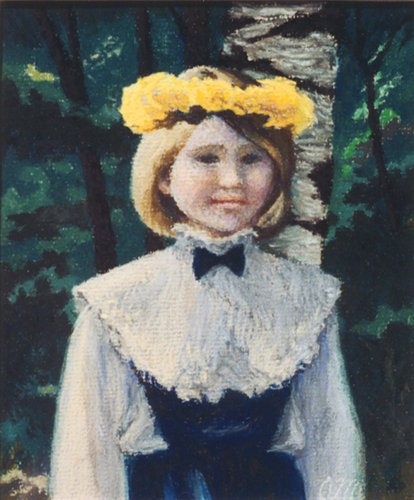 Crown of Flowers (Little Russian Girl)